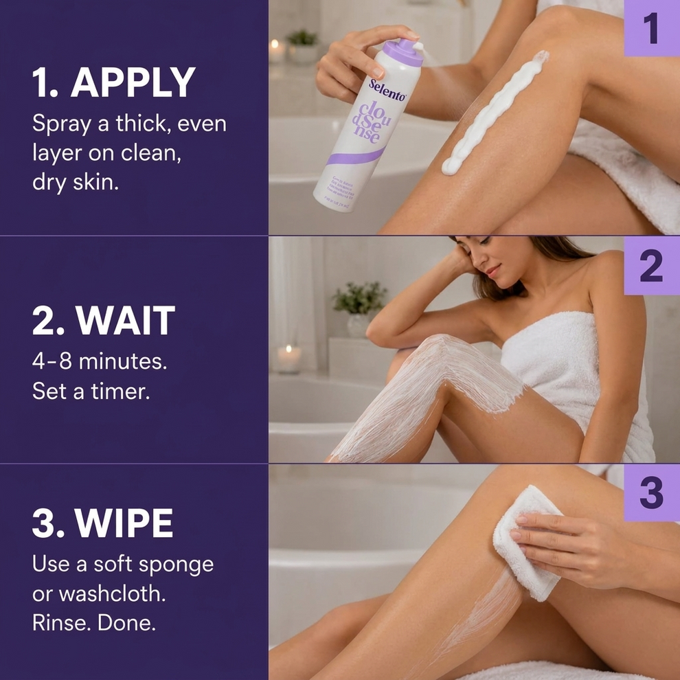 Gentle Hair Removal Mousse Spray