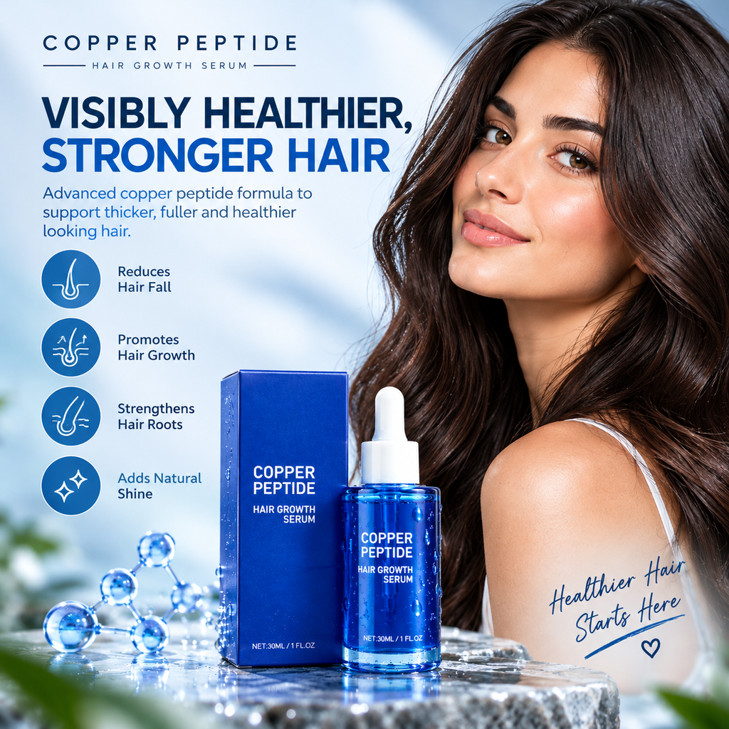 Sloveza Blue Copper Peptide Scalp Serum – 30ml