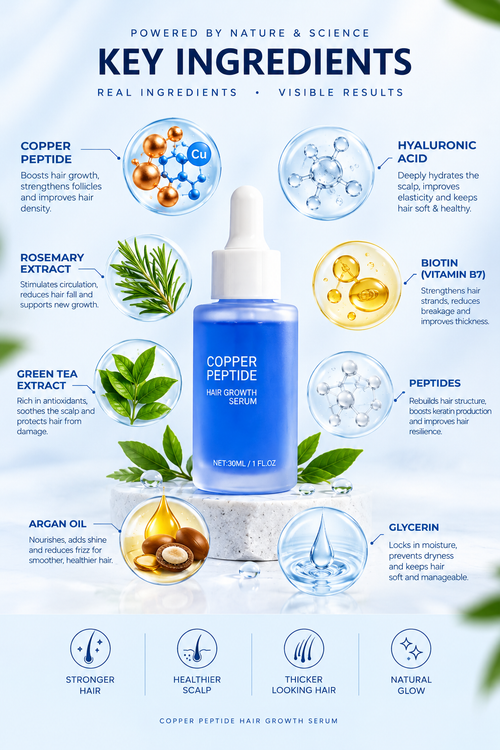 Sloveza Blue Copper Peptide Scalp Serum product image